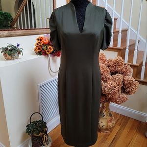 Army Green Colored Dress